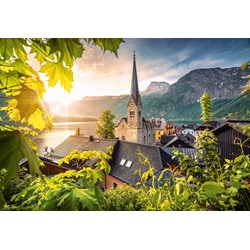 Castorland (C-104543) - "Postkarte aus Hallstadt, Österreich" - 1000 Teile Puzzle