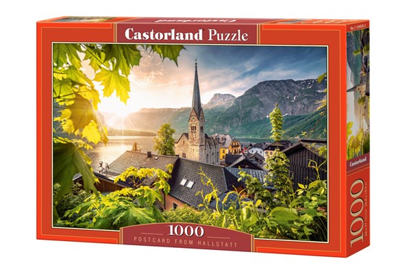 Castorland (C-104543) - "Postkarte aus Hallstadt, Österreich" - 1000 Teile Puzzle