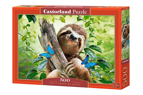 Castorland (B-53223) - "Don't Hurry Be Happy" - 500 Teile Puzzle