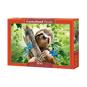 Castorland (B-53223) - "Don't Hurry Be Happy" - 500 Teile Puzzle
