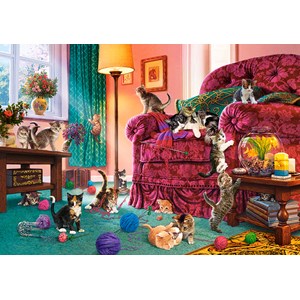 Castorland (B-53254) - "Ungezogene Kätzchen" - 500 Teile Puzzle
