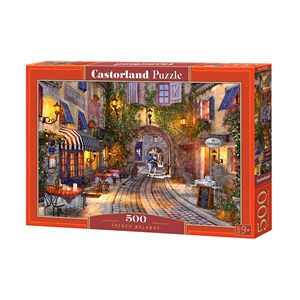 Castorland (B-53261) - "Franzözischer Gasse" - 500 Teile Puzzle