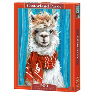 Castorland (B-53308) - "Niedliches Lama" - 500 Teile Puzzle