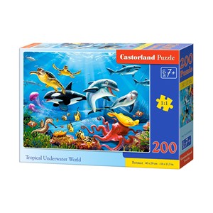Castorland (B-222094) - "Tropical Underwater World" - 200 Teile Puzzle