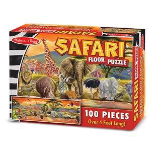 Melissa and Doug (2873) - "Safari" - 100 Teile Puzzle