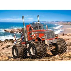 Castorland (B-222100) - "Monster Truck on the Rocky Coast" - 200 Teile Puzzle