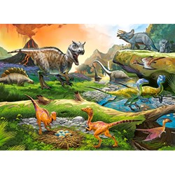 Castorland (B-111084) - "World of Dinosaurs" - 100 Teile Puzzle