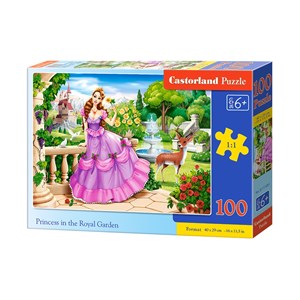 Castorland (B-111091) - "Princess in the Royal Garden" - 100 Teile Puzzle