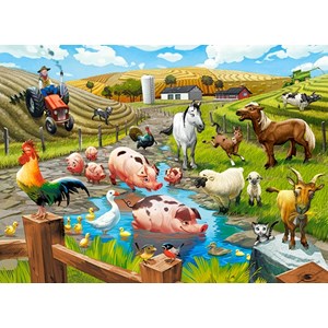 Castorland (B-070060) - "Life on the Farm" - 70 Teile Puzzle