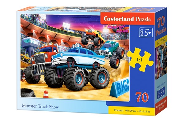 Castorland (B-070077) - "Monster Truck Show" - 70 Teile Puzzle