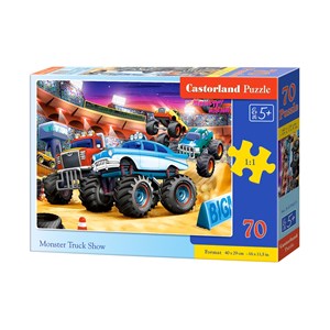 Castorland (B-070077) - "Monster Truck Show" - 70 Teile Puzzle