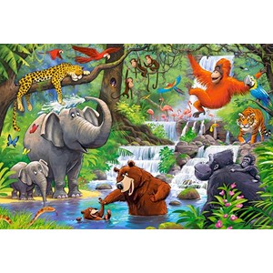 Castorland (B-040315) - "Jungle Animals" - 40 Teile Puzzle