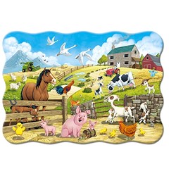 Castorland (C-02429) - "Nutztiere" - 20 Teile Puzzle