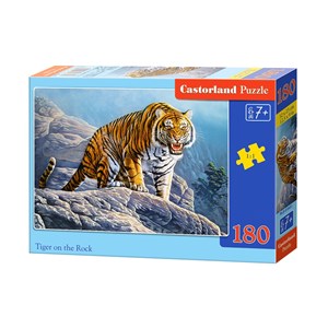 Castorland (B-018451) - "Tiger auf dem Berg" - 180 Teile Puzzle