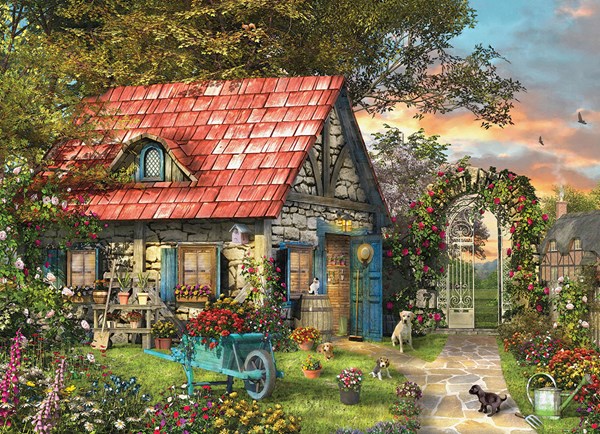 Eurographics (6500-0971) - Dominic Davison: "Die Landscheune" - 500 Teile Puzzle