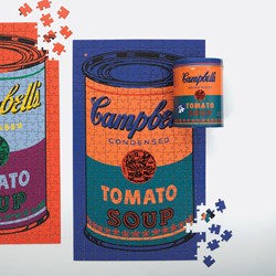Chronicle Books / Galison (9780735353879) - Andy Warhol: "Campbell's Soup Can Orange" - 300 Teile Puzzle