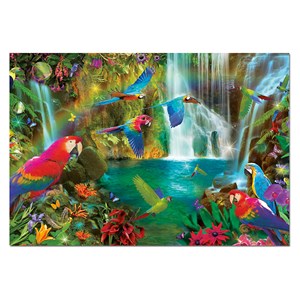 Educa (18457) - "Tropische Papageien" - 1000 Teile Puzzle