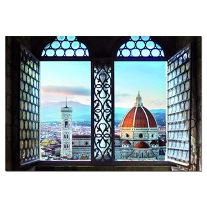 Educa (18460) - "Blick auf Florenz" - 1000 Teile Puzzle