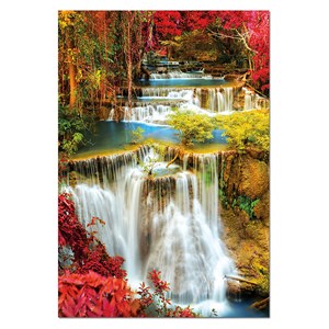 Educa (18461) - "Idyllischer Wasserfall" - 1000 Teile Puzzle