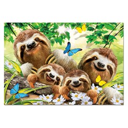 Educa (18450) - "Sloth Family Selfie" - 500 Teile Puzzle