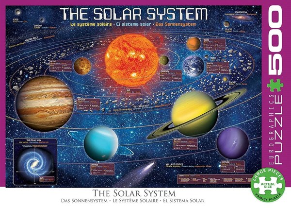 Eurographics (6500-5369) - "Sonnensystem" - 500 Teile Puzzle