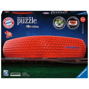 Ravensburger (12530) - "Allianz Arena bei Nacht" - 216 Teile Puzzle