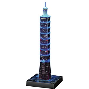 Ravensburger (11149) - "Taipei 101 bei Nacht" - 216 Teile Puzzle