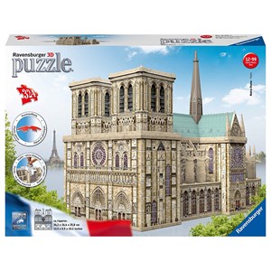 Ravensburger (12523) - "Notre Dame, Frankreich" - 324 Teile Puzzle