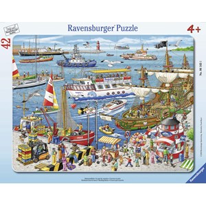 Ravensburger (06163) - "Hafenrundfahrt" - 42 Teile Puzzle