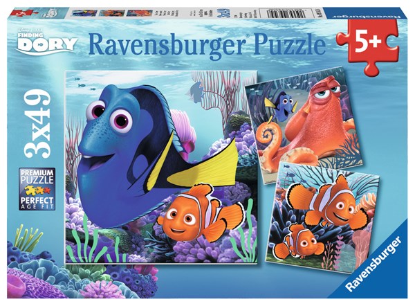 Ravensburger (09345) - "Findet Dory" - 49 Teile Puzzle