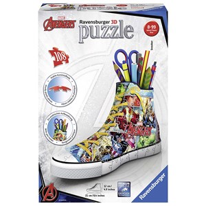 Ravensburger (12113) - "Marvel Sneaker" - 108 Teile Puzzle