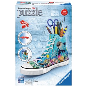 Ravensburger (12117) - "Sneaker, Unterwasser Welt" - 108 Teile Puzzle