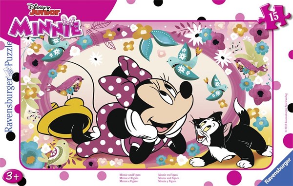 Ravensburger (06158) - "Minnie und Figaro" - 15 Teile Puzzle