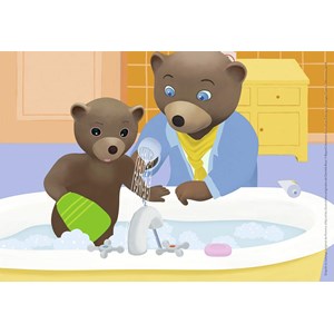 Ravensburger (07628) - "Der Kleine Braunbär" - 12 Teile Puzzle