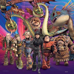 Ravensburger (08064) - "Drachenzähmen leicht gemacht" - 49 Teile Puzzle