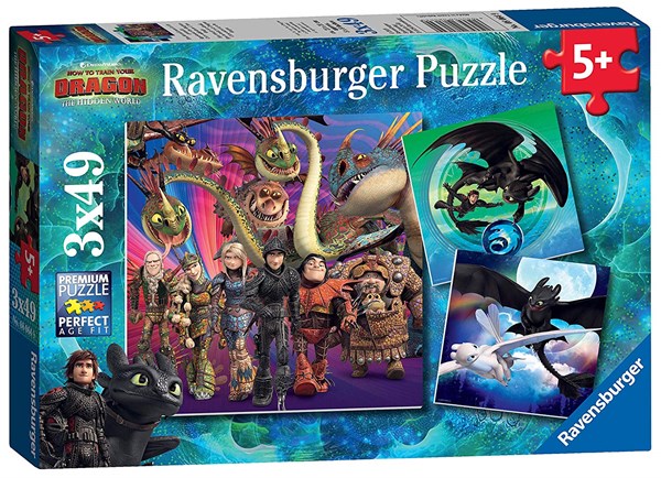 Ravensburger (08064) - "Drachenzähmen leicht gemacht" - 49 Teile Puzzle