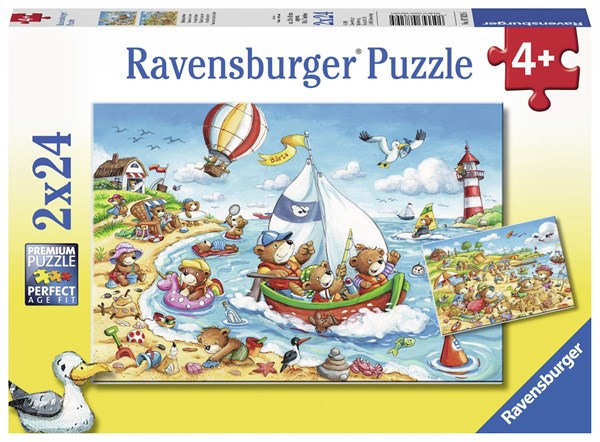 Ravensburger (07829) - "Urlaub am Meer" - 24 Teile Puzzle