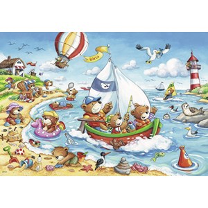 Ravensburger (07829) - "Urlaub am Meer" - 24 Teile Puzzle