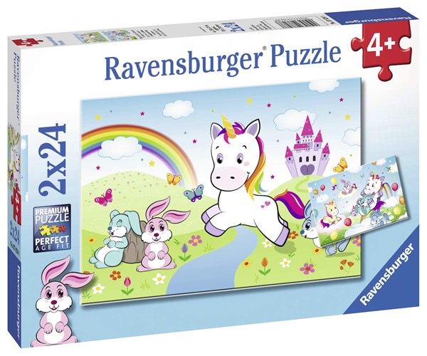 Ravensburger (07828) - "Märchenhaftes Einhorn" - 24 Teile Puzzle