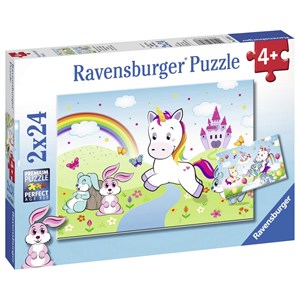 Ravensburger (07828) - "Märchenhaftes Einhorn" - 24 Teile Puzzle