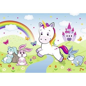 Ravensburger (07828) - "Märchenhaftes Einhorn" - 24 Teile Puzzle