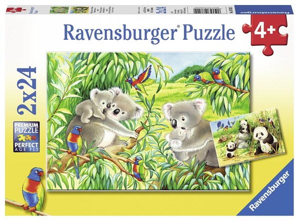 Ravensburger (07820) - "Süße Koalas und Pandas" - 24 Teile Puzzle