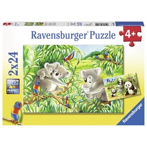 Ravensburger (07820) - "Süße Koalas und Pandas" - 24 Teile Puzzle