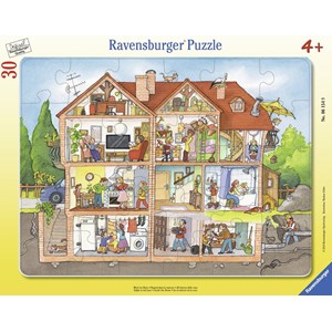 Ravensburger (06154) - "Blick ins Haus" - 30 Teile Puzzle