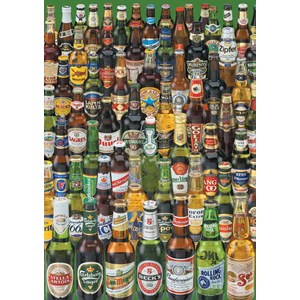 Educa (12736) - "Bier aus aller Welt" - 1000 Teile Puzzle