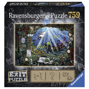 Ravensburger (19953) - "EXIT Im U-Boot" - 759 Teile Puzzle