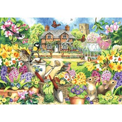 Falcon (11235) - Claire Comerford: "Die Jahreszeiten in Gärten" - 1000 Teile Puzzle
