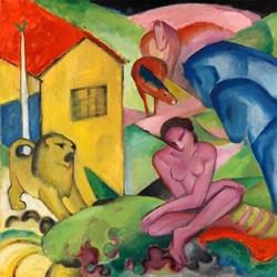 Puzzle Michele Wilson (S161-30) - Franz Marc: "The Dream" - 30 Teile Puzzle
