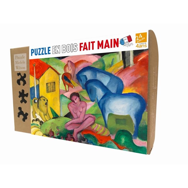 Puzzle Michele Wilson (S160-24) - Franz Marc: "The Dream" - 24 Teile Puzzle