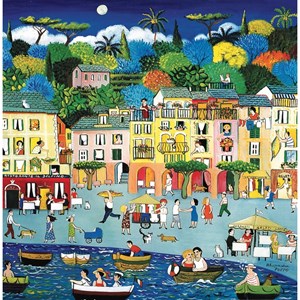 Puzzle Michele Wilson (A737-350) - Alessandra Puppo: "Portofino" - 350 Teile Puzzle